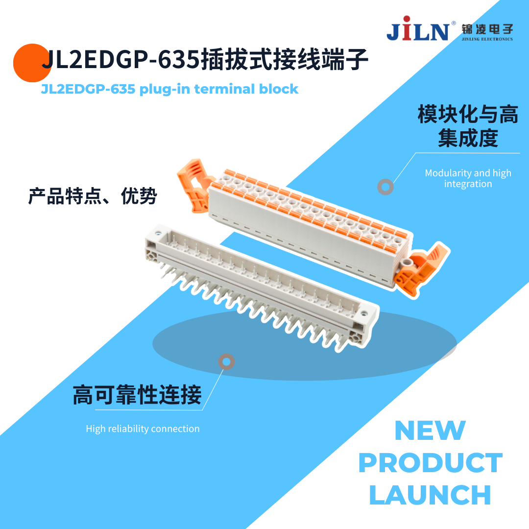 新品速递 | JL2EDGP-635插拔式接线端子连接器